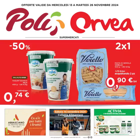 Volantino Poli a Rovereto | Offerte valide da 13 al 26 novembre | 11/11/2024 - 26/11/2024