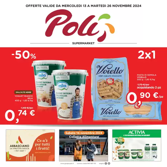 Volantino Poli a Bolzano | Offerte valide da 13 al 26 novembre  | 11/11/2024 - 26/11/2024