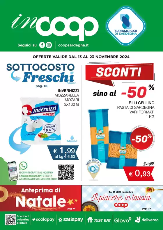 Volantino Coop a Cagliari | Sottocosto Freschi | 13/11/2024 - 23/11/2024