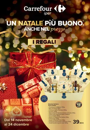 Volantino Carrefour Ipermercati a Carugate | Una Natale piu buono anche nel prezzo | 14/11/2024 - 24/12/2024