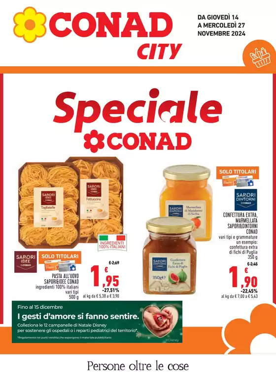 Volantino Conad City a Livorno | Speciale Conad | 14/11/2024 - 27/11/2024