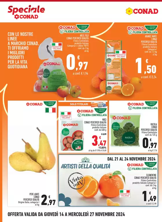 Volantino Conad City a Firenze | Speciale Conad | 14/11/2024 - 27/11/2024