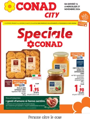 Offerte di Iper e super a Piombino | Speciale Conad in Conad City | 14/11/2024 - 27/11/2024