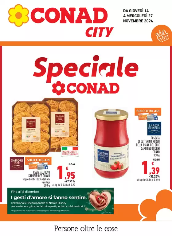 Volantino Conad City a Torino | Speciale Conad | 14/11/2024 - 27/11/2024