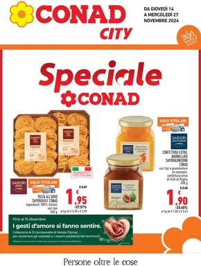 Volantino Conad City a Molini di Triora | Speciale Conad | 14/11/2024 - 27/11/2024