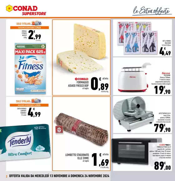 Volantino Conad Superstore a Trevi | Extra Convenienza | 13/11/2024 - 24/11/2024