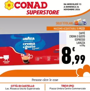 Offerte di Iper e super a Foligno | Extra Convenienza in Conad Superstore | 13/11/2024 - 24/11/2024