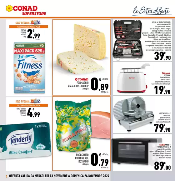 Volantino Conad Superstore a Salerno | Extra Convenienza | 13/11/2024 - 24/11/2024