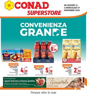 Offerte di Iper e super a Cecina | Grande convenienza in Conad Superstore | 14/11/2024 - 27/11/2024