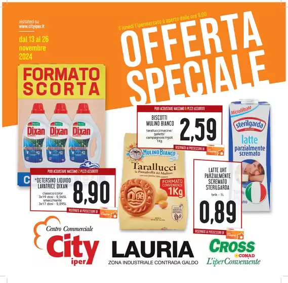 Volantino Conad Superstore a Lauria | Offerta Speciale | 13/11/2024 - 26/11/2024