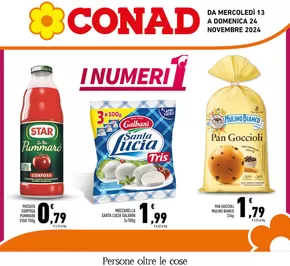 Offerte di Iper e super a Delia | I Numeri 1 in Conad | 13/11/2024 - 24/11/2024