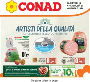 Volantino Conad a Trinità d'Agultu e Vignola | Artisti della qualità | 14/11/2024 - 27/11/2024