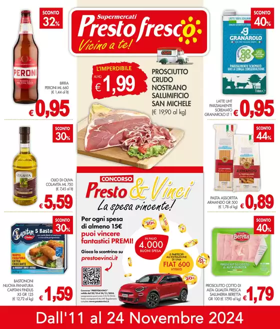 Volantino Prestofresco a Millesimo | Vicino a te ! | 11/11/2024 - 24/11/2024