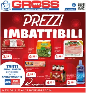 Volantino Gross Iper a Torino | Prezzi imbattibili | 11/11/2024 - 27/11/2024