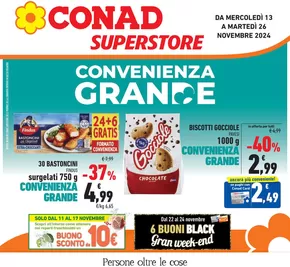 Volantino Conad Superstore a Cerveno | Convenienza grande | 13/11/2024 - 26/11/2024