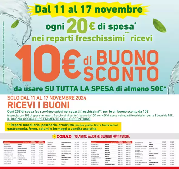 Volantino Conad a Brescia | Sconti fino al 50% | 13/11/2024 - 26/11/2024