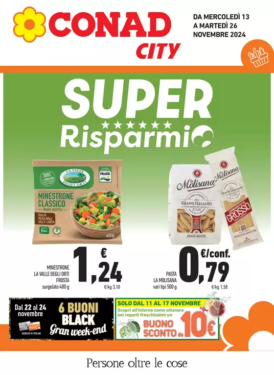 Volantino Conad City a Cremona | Super risparmio | 13/11/2024 - 26/11/2024