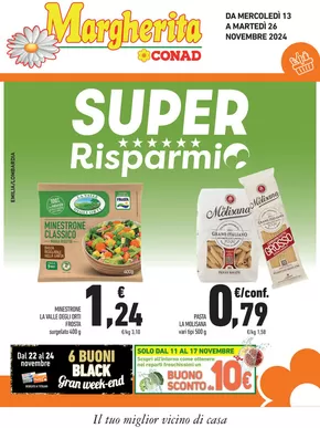 Volantino Margherita Conad a Suardi | Super risparmio | 13/11/2024 - 26/11/2024