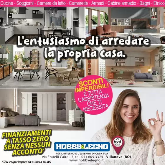 Volantino Hobby & Legno a Castenaso | L'entusiasmo di arredare la propria casa. | 11/11/2024 - 30/11/2024