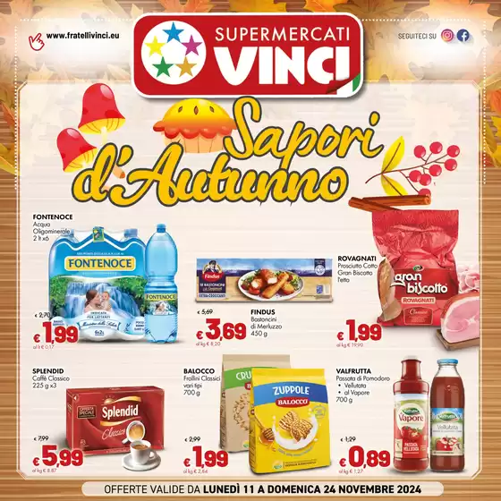 Volantino Supermercati Vinci a Rometta | Sapori d'autunno  | 11/11/2024 - 24/11/2024