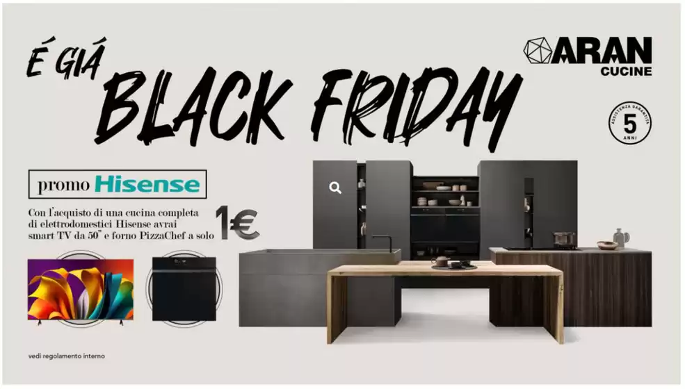 Volantino Aran Cucine a Atri | Black friday  | 11/11/2024 - 30/11/2024