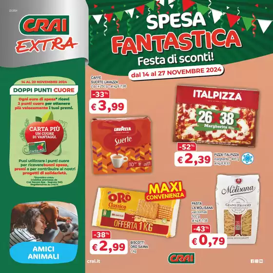 Volantino Crai a Fiume Veneto | Spesa fantastica | 14/11/2024 - 27/11/2024