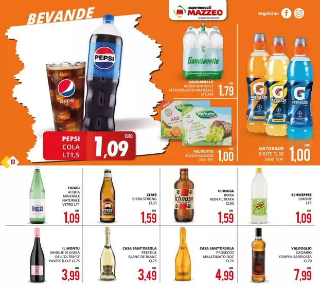 Volantino Mazzeo Supermercati a Marigliano | Bevande | 11/11/2024 - 24/11/2024