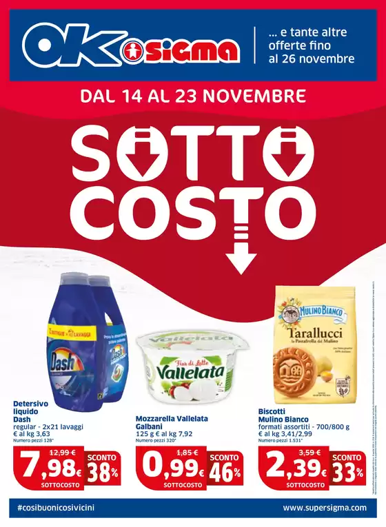 Volantino Ok Sigma a Rottofreno | Sottocosto | 14/11/2024 - 26/11/2024