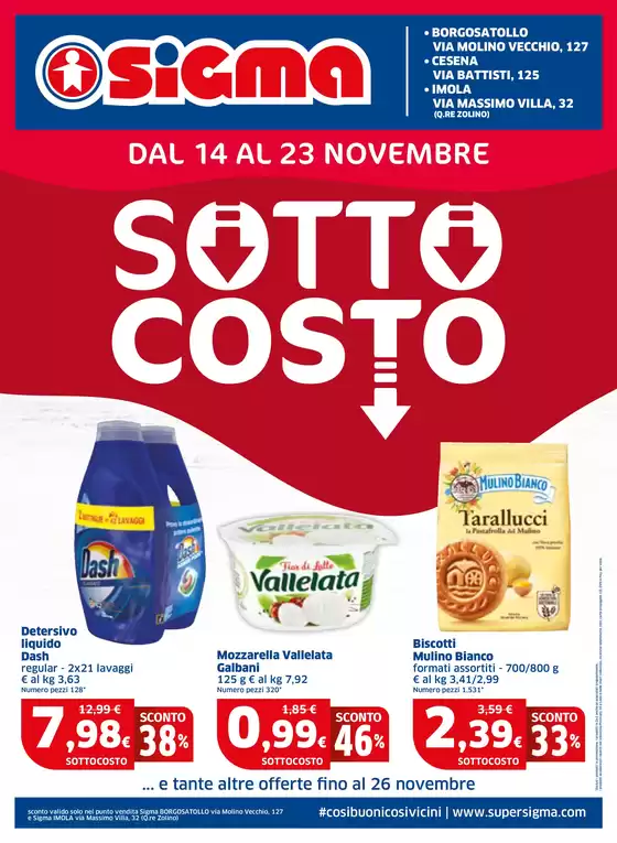 Volantino Sigma a Cesena | Sottocosto | 14/11/2024 - 26/11/2024