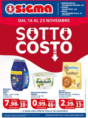 Volantino Sigma a Borgosatollo | Sottocosto | 14/11/2024 - 26/11/2024