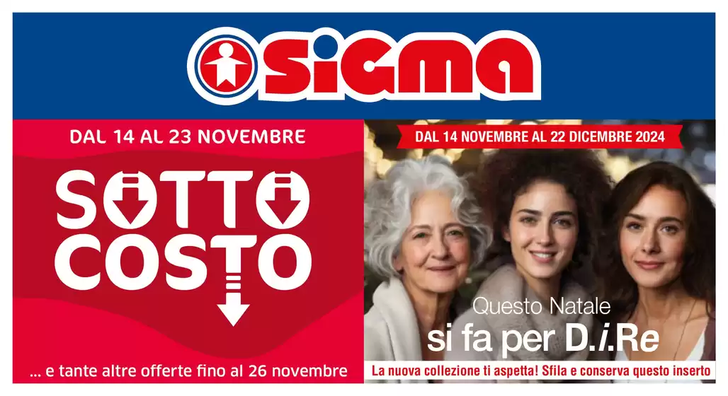 Volantino Sigma a Bologna | Sottocosto | 14/11/2024 - 26/11/2024