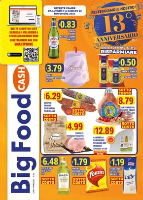 Volantino Big Food a Pozzuoli | Festeggiamo il nostro | 11/11/2024 - 23/11/2024