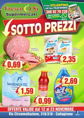 Volantino Fresco Si Supermercati a Caltagirone | Sotto prezzi | 11/11/2024 - 23/11/2024