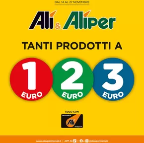 Volantino Alì e Alìper a Carceri | Prezzi 1,2,3€ | 14/11/2024 - 27/11/2024