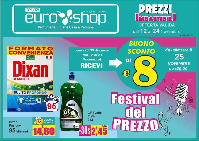 Volantino EUROSHOP Monopoli a Grottaglie | Prezzi Imbattibili | 12/11/2024 - 24/11/2024