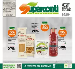 Volantino Superconti a Terni | La certezza del risparmio | 14/11/2024 - 27/11/2024