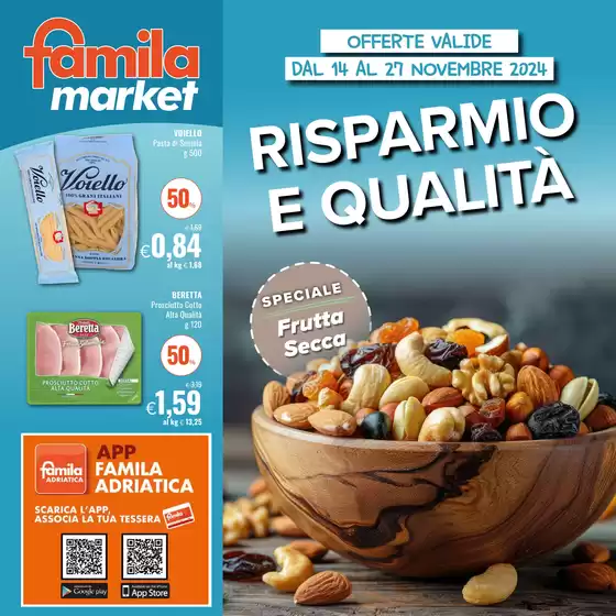 Volantino Famila Market a Forlì | Risparmio e qualita | 14/11/2024 - 27/11/2024