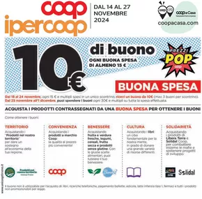 Volantino Coop a Roma | Prezzi pop | 14/11/2024 - 27/11/2024