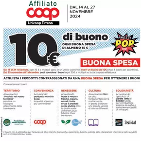 Volantino Coop a Ostia | Prezzi pop | 14/11/2024 - 27/11/2024