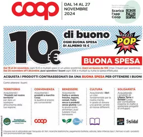 Volantino Coop | Prezzi pop | 14/11/2024 - 27/11/2024