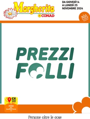 Volantino Conad City | PREZZI FOLLI | 14/11/2024 - 25/11/2024