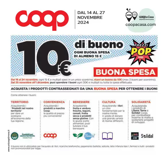 Volantino Coop a Pietrasanta | Buona spesa | 14/11/2024 - 27/11/2024