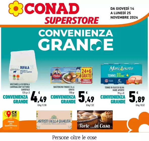 Volantino Conad Superstore a Pescara | CONVENIENZA GRANDE | 14/11/2024 - 25/11/2024