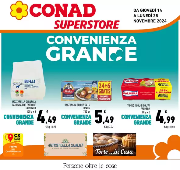 Volantino Conad Superstore a Lecce | CONVENIENZA GRANDE | 14/11/2024 - 25/11/2024