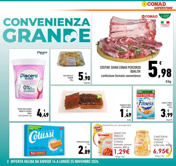 Volantino Conad Superstore a Lecce | CONVENIENZA GRANDE | 14/11/2024 - 25/11/2024