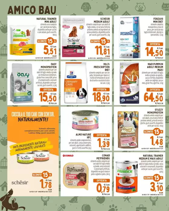 Volantino Pet Store Conad a Spoltore | QUI SI STA UNA MERAVIGLIA, MA ACQUA IN BOCCA! | 14/11/2024 - 11/12/2024