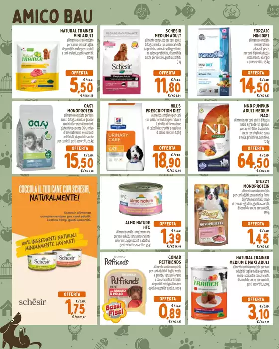 Volantino Pet Store Conad a Rescaldina | Qui si sta una meraviglia. Ma acqua in bocca! | 14/11/2024 - 11/12/2024