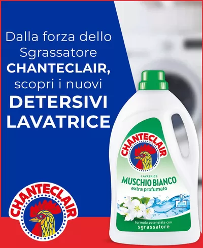 Volantino Chanteclair | Scopri i nuovi detersivi lavatrice! | 18/11/2024 - 26/1/2025