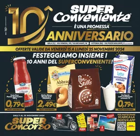 Offerte di Iper e super a Acate | Anniversario festeggiamo insieme in SuperConveniente | 15/11/2024 - 25/11/2024