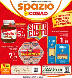 Volantino Spazio Conad a Ancona | SOTTOCOSTO | 14/11/2024 - 23/11/2024